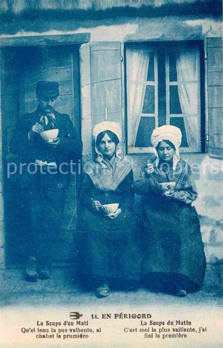 Trachten Frankreich Perigord Soupe du Matin