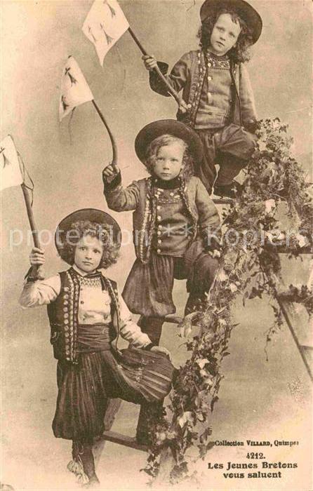 Trachten Frankreich Jeunes Bretons