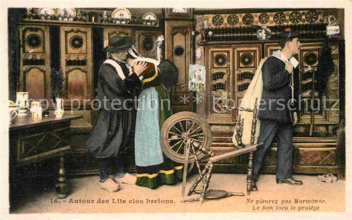 Spinnrad Lits clos Bretons