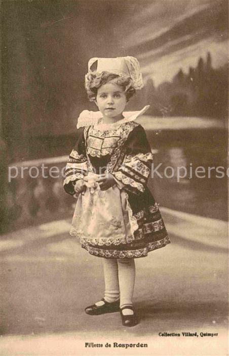 Trachten Frankreich Fillette Rosporden