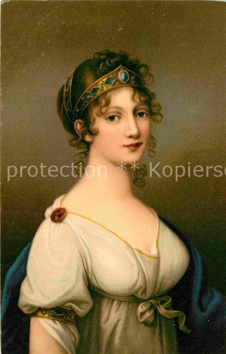 Adel Preussen Königin Luise Künstlerkarte Joseph Gras