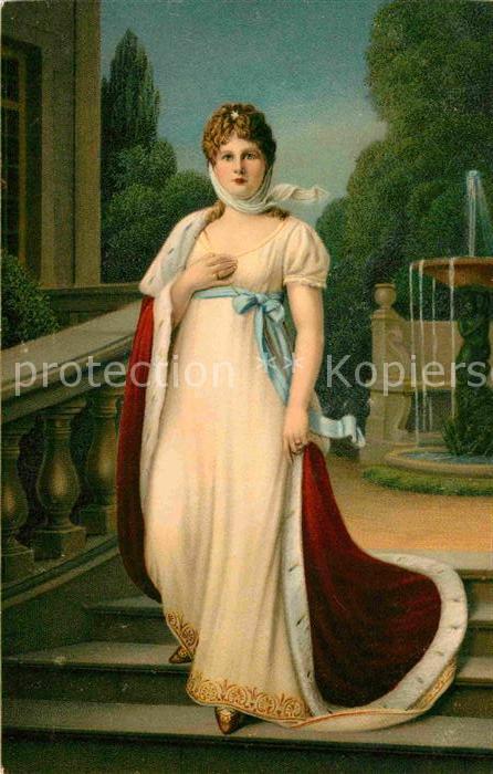 Adel Preussen Königin Luise Künstlerkarte Karl Lotzma