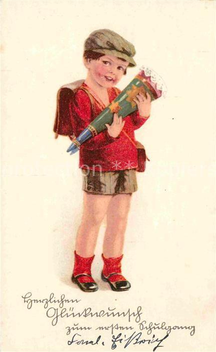 Schule School Ecole Escuela Scuola-- Kind Schultüte Schulgang Einschulung