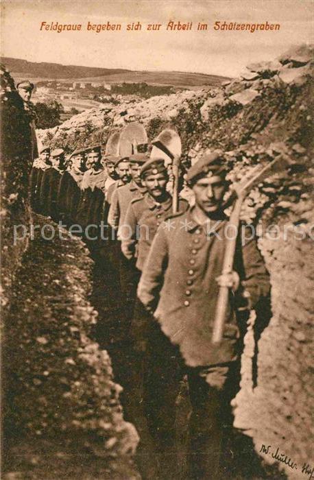 Militaria Schuetzengraben Feldgraue WK1