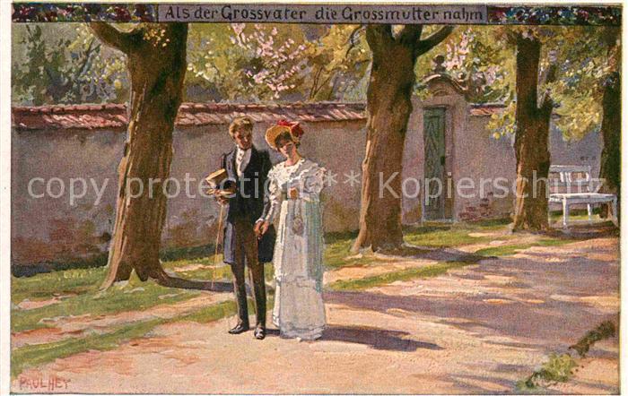 Hey Paul Nr. 54 Als der Grossvater die Grossmutter n