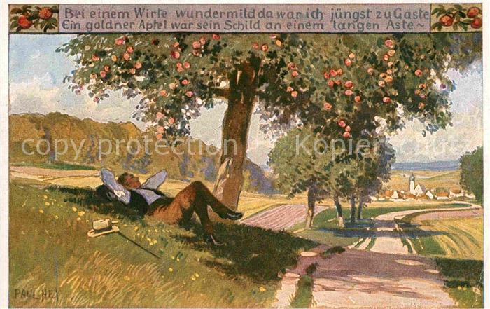 Hey Paul Nr. 53 Volksliederkarte Bei einem Wirte wun