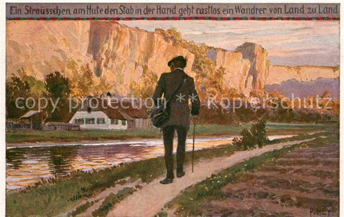 Hey Paul Nr. 52 Volksliederkarte Ein Sträusschen am