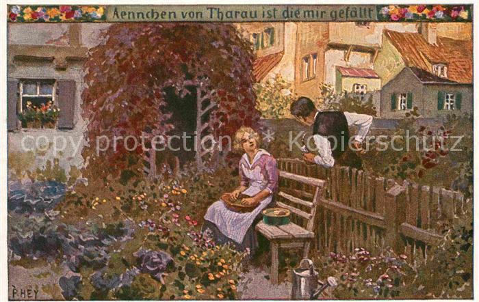 Hey Paul Nr. 49 Volksliederkarte Annchen von Tharau ist die mir gefaellt