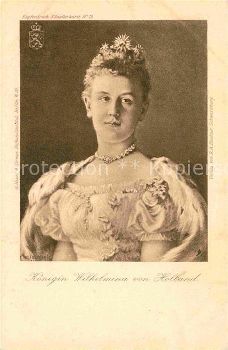 Adel Niederlande Koenigin Wilhelmina