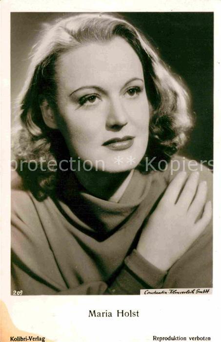 Schauspieler Maria Holst
