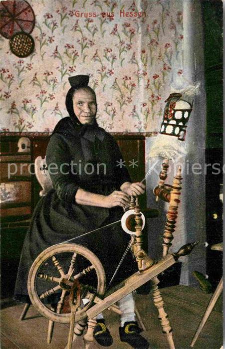 Spinnrad Tracht Hessen