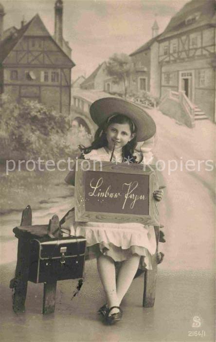 Kinder Child Enfants Schultafel Schulranzen Foto-SLJFF-Nr. 2