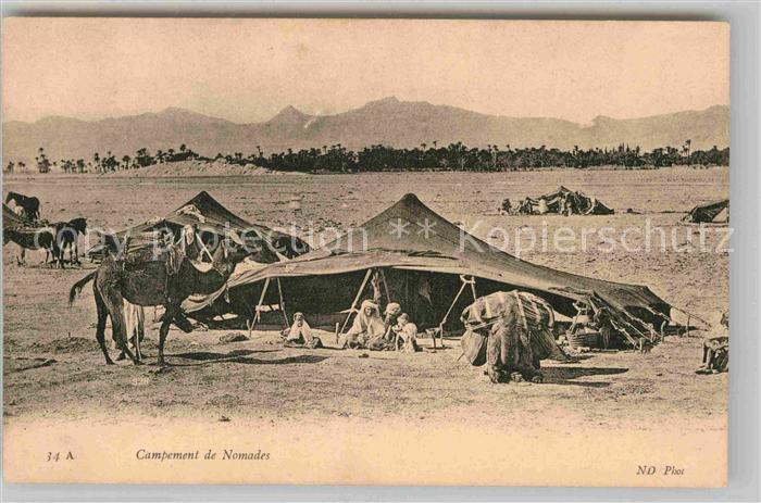 Nomaden Nomades Beduines Campament Kamele