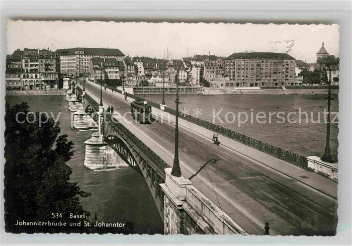 Strassenbahn Basel Johanniterbrücke St. Johanntor