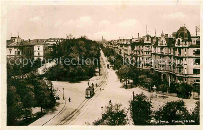 Strassenbahn Augsburg Kaiserstrasse