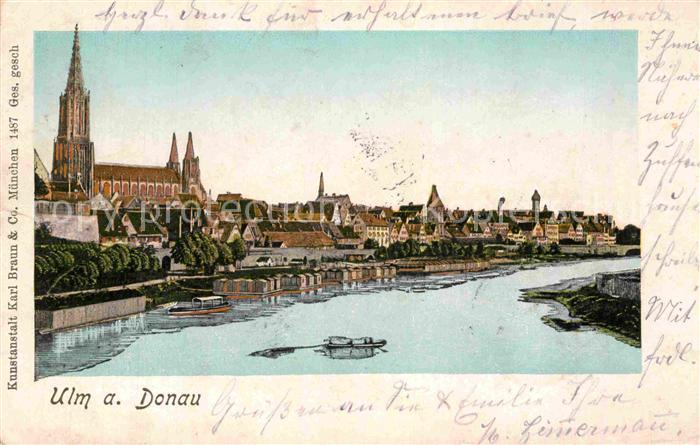 Goldfensterkarte Nr. 1487 Ulm Donau