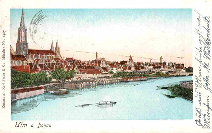 Goldfensterkarte Nr. 1487 Ulm Donau