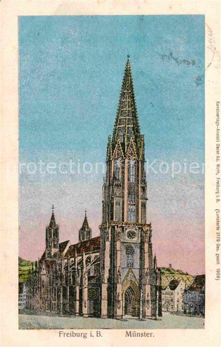 Lunakarte Nr. 3179 Freiburg im Breisgau Münster