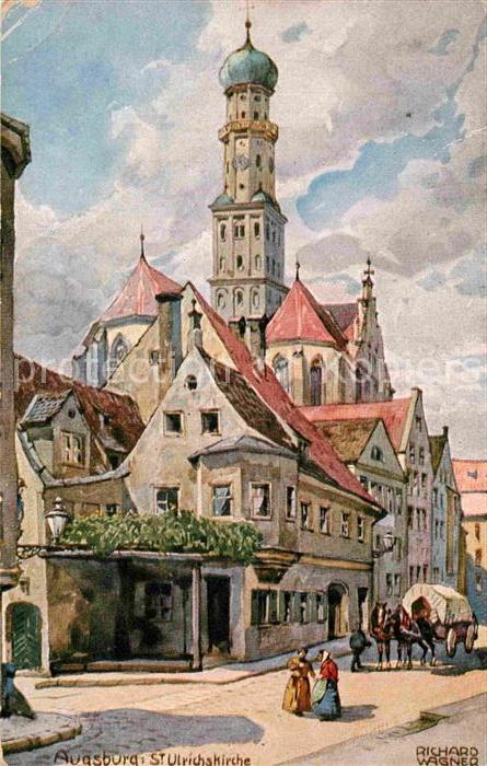 Wagner Richard Kuenstler Augsburg St. Ulrichskirche