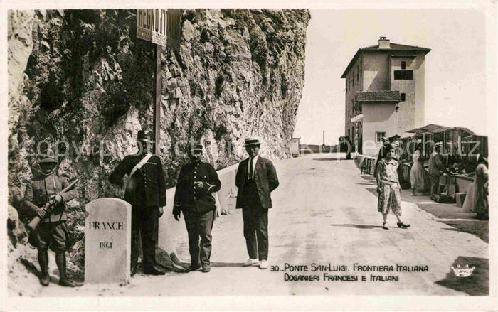 Grenze Douane Zoll Ponte San Luigi Frontiera Italiana Doga
