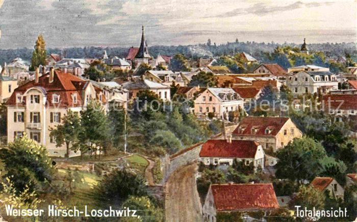 Verlag Wiedemann WIRO Nr. 1827 A Weisser Hirsch Loschwitz Totalan