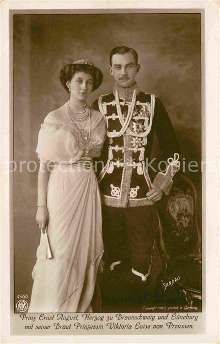 Adel Preussen Prinz Ernst August Prinzessin Viktoria Luise