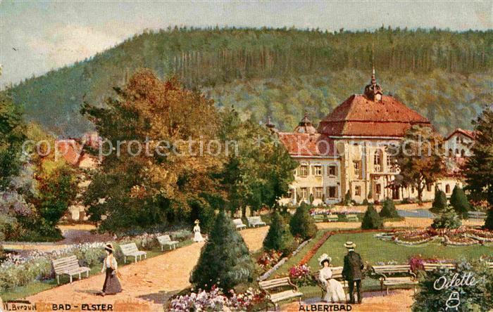 Verlag Tucks Oilette Nr. 735 Bad Elster Albertbad N. Beraud