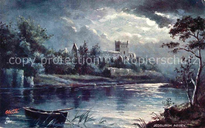 Verlag Tucks Oilette Nr. 3274 Jedburgh Abbey