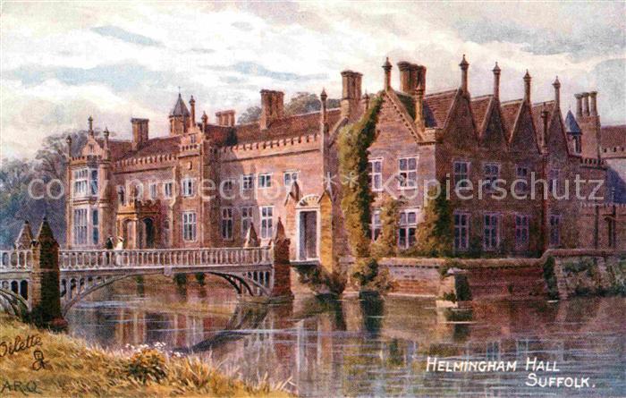 Verlag Tucks Oilette Nr. 9323 Helmingham Hall Suffolk