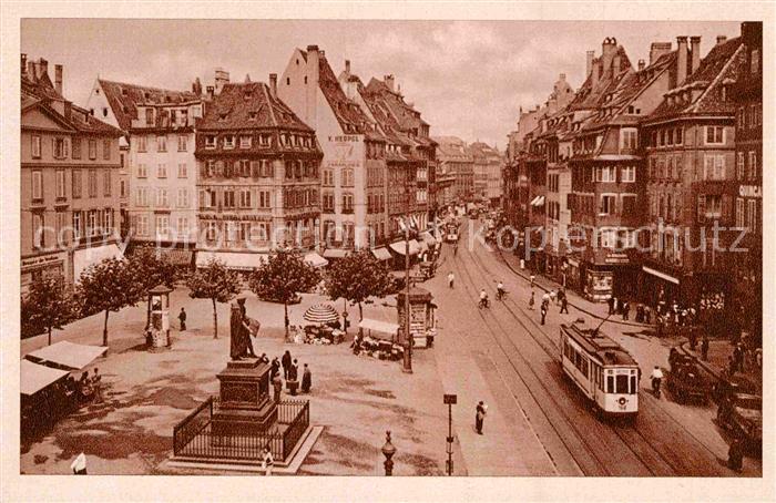 Strassenbahn Strassburg Gutenbergplatz