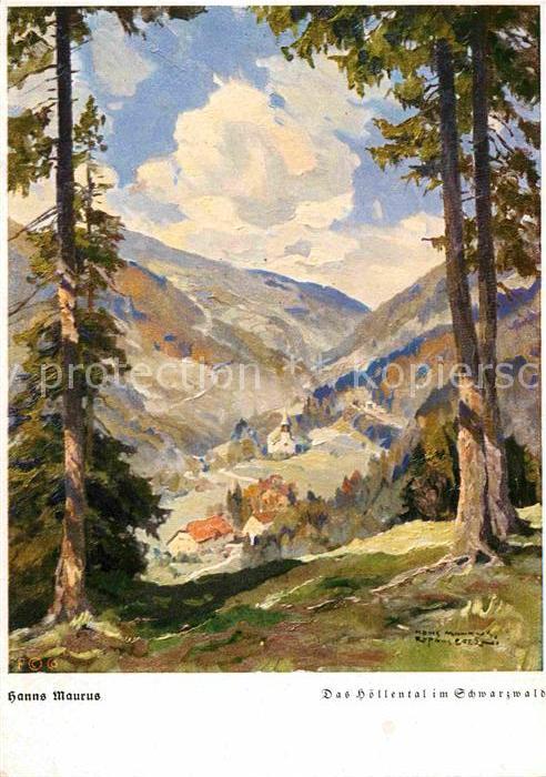 Maurus Hanns Hoellental Schwarzwald