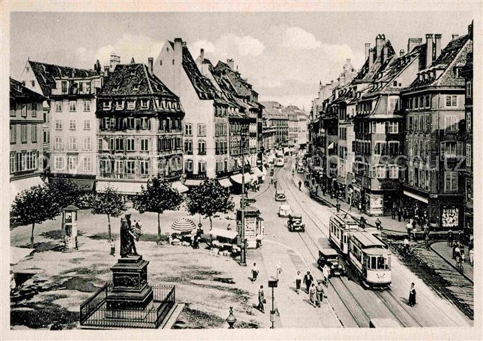 Strassenbahn Strassburg Gutenbergplatz