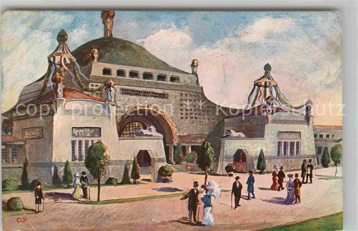 Ausstellung Bayr Landes Nuernberg 1906 Staatsgebäude