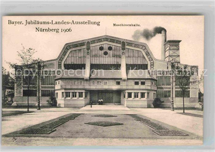 Ausstellung Bayr Landes Nuernberg 1906 Maschinenhalle