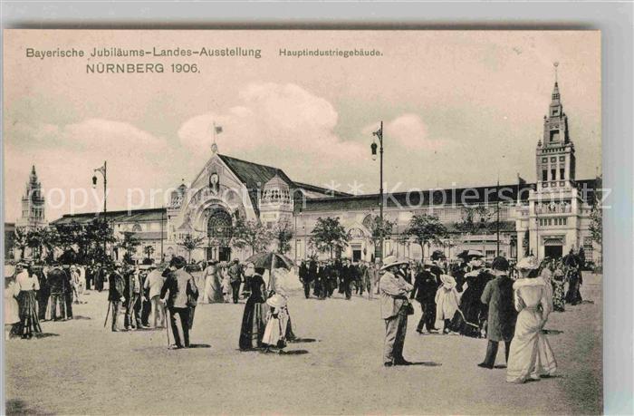 Ausstellung Bayr Landes Nuernberg 1906 Hauptindustriegebäude