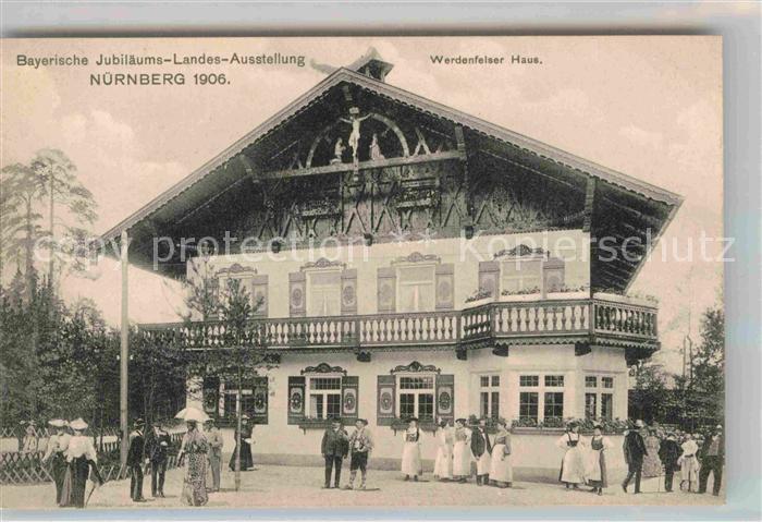 Ausstellung Bayr Landes Nuernberg 1906 Werdenfelser Haus