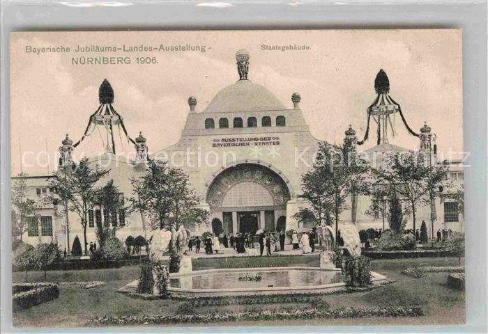 Ausstellung Bayr Landes Nuernberg 1906 Staatsgebäude