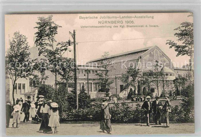 Ausstellung Bayr Landes Nuernberg 1906 Unterrichtsausstellung  Königliches Sta