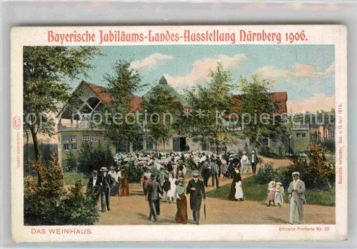 Ausstellung Bayr Landes Nuernberg 1906 Weinhaus