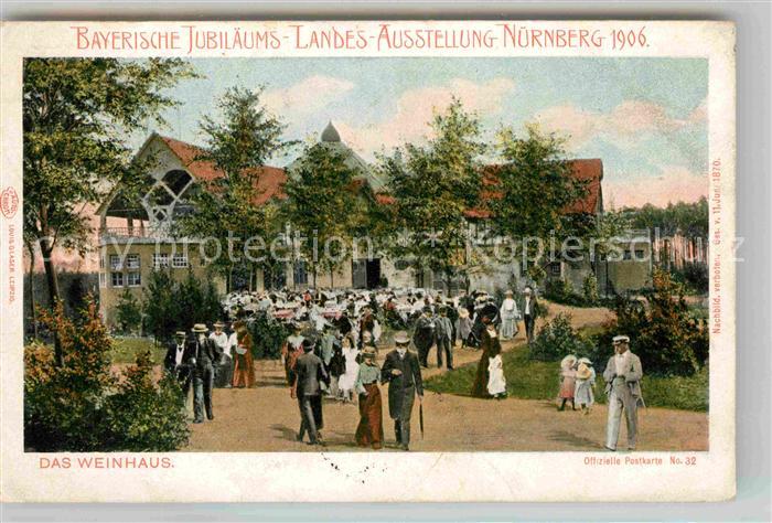 Ausstellung Bayr Landes Nuernberg 1906 Weinhaus
