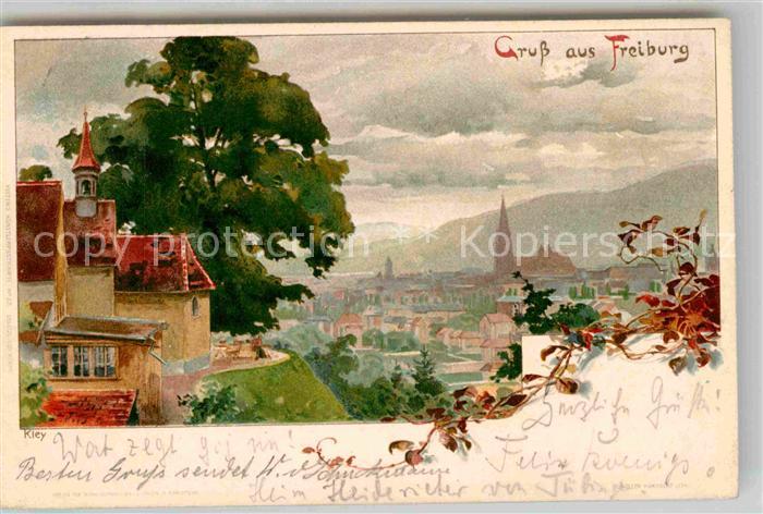 Kley Freiburg im Breisgau Litho