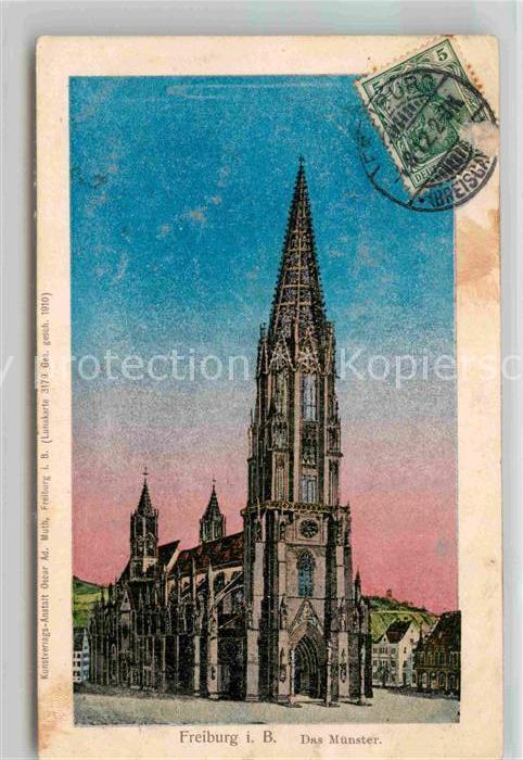 Lunakarte Nr. 3179 Freiburg im Breisgau Münster