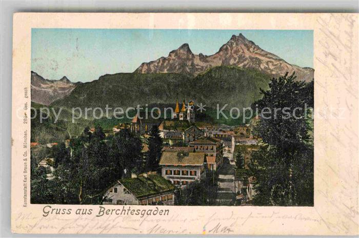 Goldfensterkarte Nr. 268 Berchtesgaden