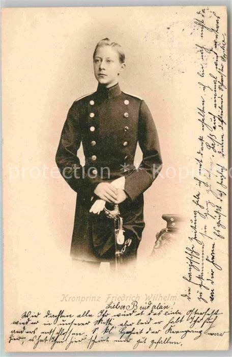 Adel Preussen Kronprinz Friedrich Wilhelm