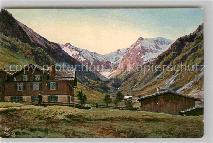 Verlag Wiedemann WIRO Nr. 2386 A Oberstdorf Spielmannsau