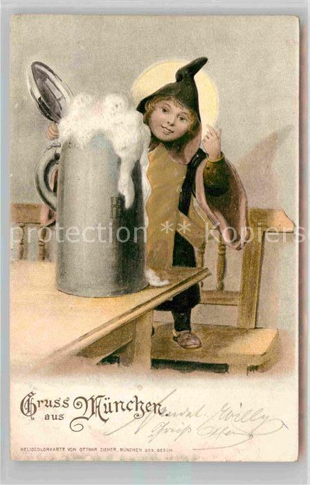 Muenchner Kindl Muenchen Bierkrug