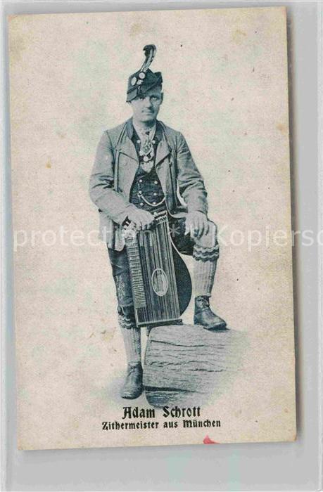 Zither Hackbrett Zithermeister Adam Schrott Muenchen