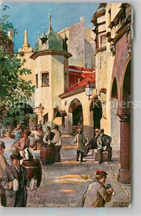 Wagner Richard Kuenstler Muenchen Hofbraeuhaus Hof