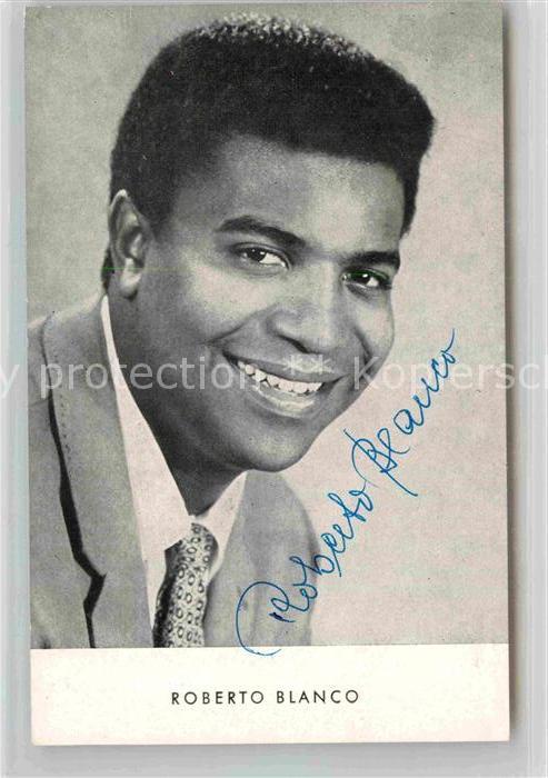 Saenger Band Roberto Blanco Autogramm