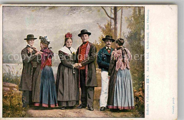 Trachten Schwarzwald Badische Volkstrachten Ried Schutterwal